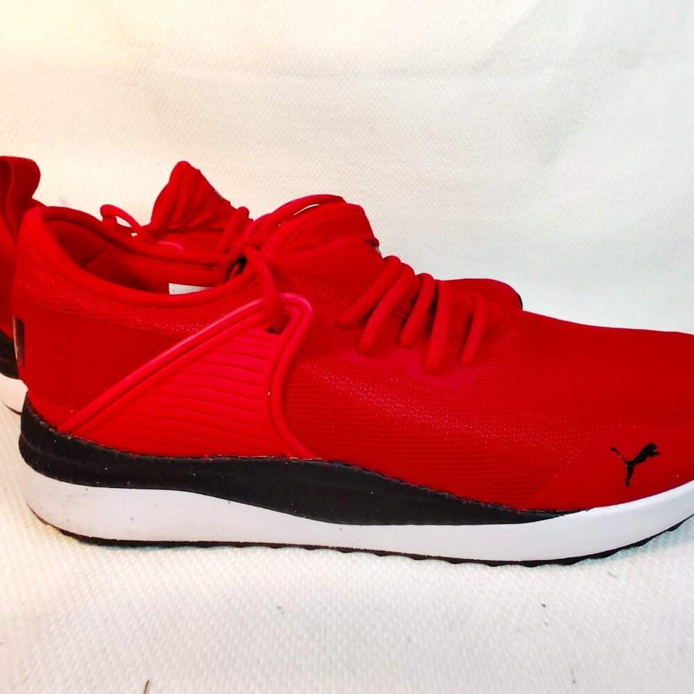 Puma Mens Pacer Next Cage Sneakers Red Size 13 #Z02